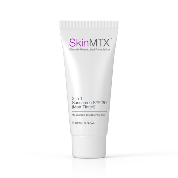 SkinMTX 3 in 1 Sunscreen SPF 30 (Matt Tinted) 30ml